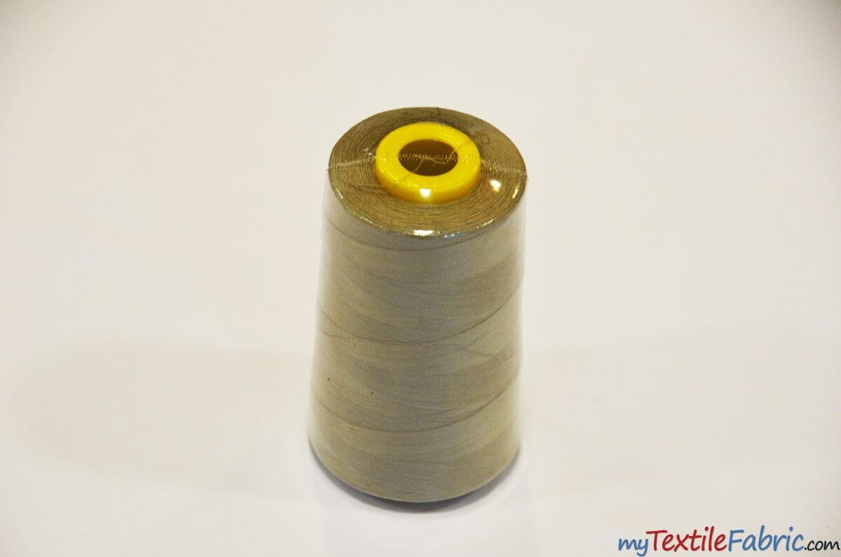 All Purpose Polyester Thread | 6000 Yard Spool | 50 + Colors Available | My Textile Fabric Sand 