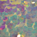 Load image into Gallery viewer, Oval Hologram Sequins Fabric | Iridescent Sequins Fabric | 52&quot; Wide | newtextilefabric 
