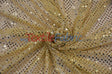Gold confetti dot 3mm sequin fabric for costume and cosplay decoration by mytextilefabric