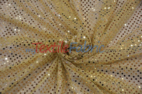 Gold confetti dot 3mm sequin fabric for costume and cosplay decoration by mytextilefabric
