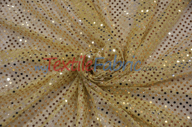 Confetti Dot Sequins Fabric, 3mm Sequins Fabric