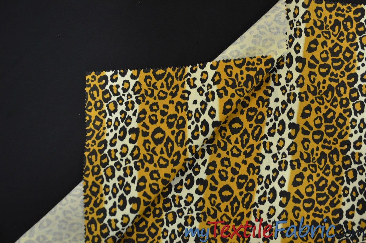 Leopard Cotton Print Fabric | 100% Cotton Animal Print | 60" Wide | Fabric mytextilefabric 