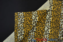 Load image into Gallery viewer, Leopard Cotton Print Fabric | 100% Cotton Animal Print | 60&quot; Wide | Fabric mytextilefabric 
