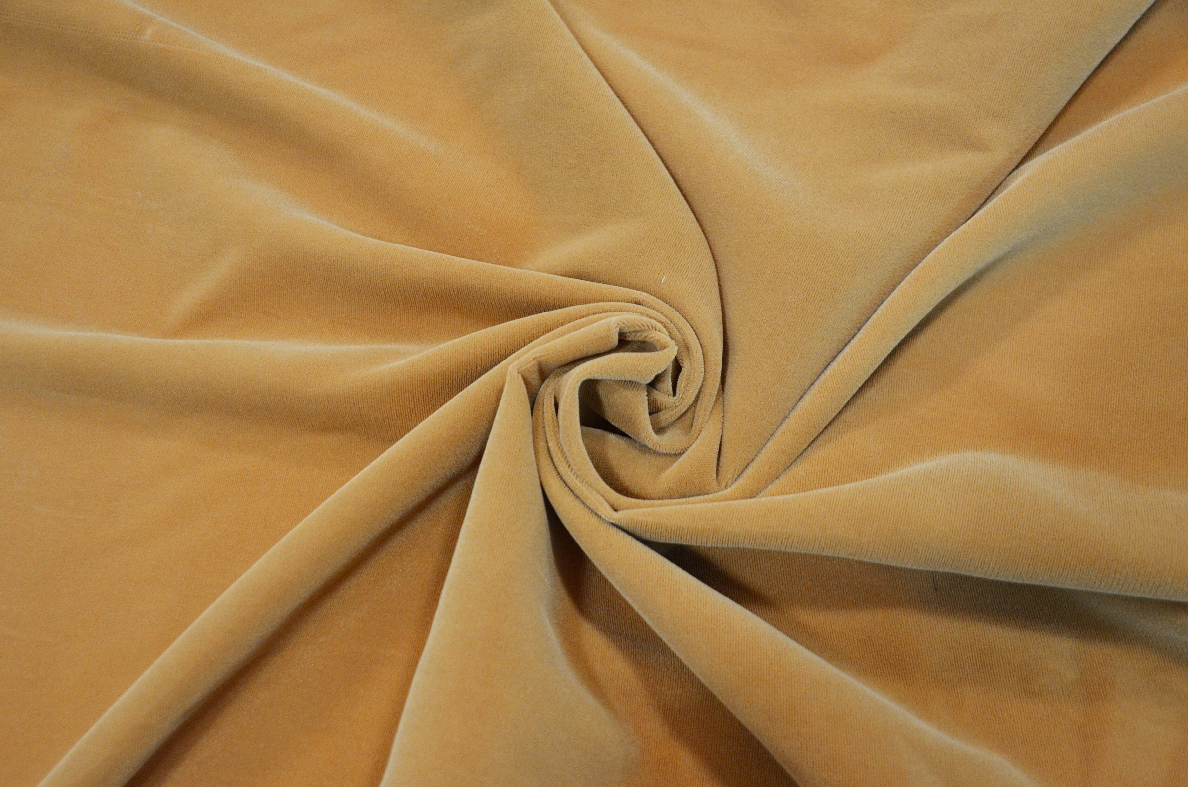 Soft Triple Velvet Fabric | 45" Wide | Plush Triple Velvet | Made in Korea | Multiple Colors | Fabric mytextilefabric Yards Gold 