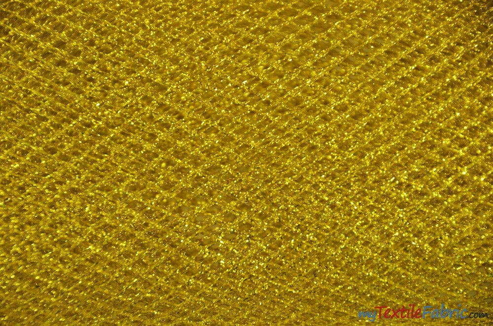 Metallic Lurex Mesh | Metallic Fish Net | 58" Wide | Silver Metallic Net | Metallic Mesh for Cosplay, Dance wear, Costumes. Tutu | newtextilefabric 