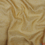 Load image into Gallery viewer, Vintage Linen Fabric | Imitation Burlap Fabric | 60&quot; Wide | Faux Burlap | Vintage Rustic Natural Look Burlap | Washable Burlap Fabric for Decor | Fabric mytextilefabric Yards Light Gold 
