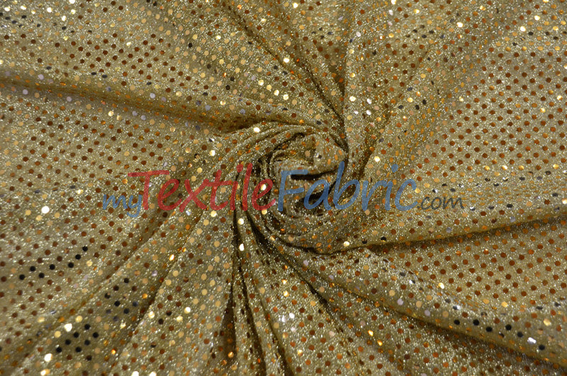 Confetti Dot Sequins Fabric | 3mm Sequins Fabric | 45" Wide | Glued 3mm Sequins Fabric | Costume Cosplay Fashion Decoration |