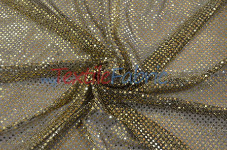 Confetti Dot Sequins Fabric | 3mm Sequins Fabric | 45" Wide | Glued 3mm Sequins Fabric | Costume Cosplay Fashion Decoration |