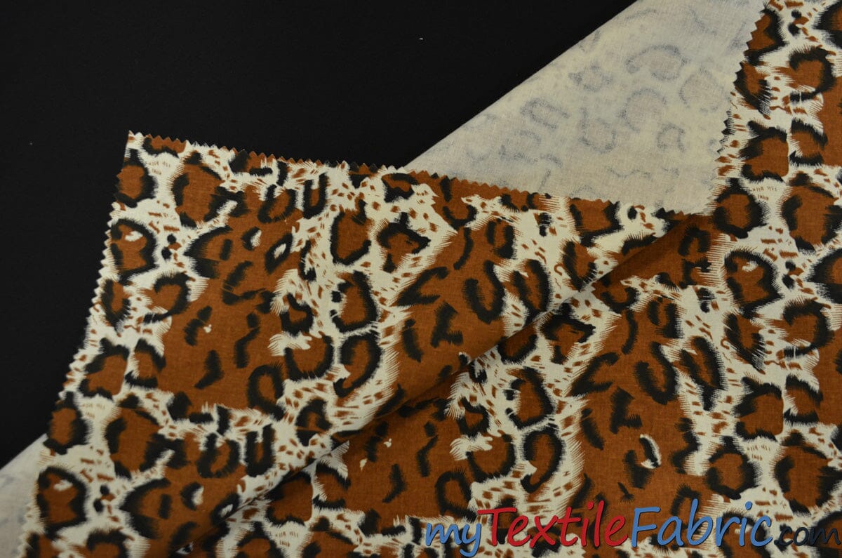 Large Cheetah Cotton Print | 100% Cotton Animal Print | 60" Wide | Fabric mytextilefabric 