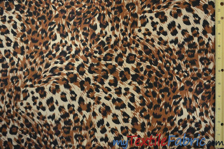 Small Cheetah Cotton Print Fabric | 100% Cotton Animal Print | 60" Wide | Fabric mytextilefabric 