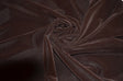 Soft Triple Velvet Fabric | 45" Wide | Plush Triple Velvet | Made in Korea | Multiple Colors | Fabric mytextilefabric Yards Brown 