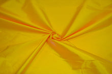Load image into Gallery viewer, Polyester Silk Taffeta Fabric | Soft Polyester Taffeta Dupioni Fabric by the Yard | 54&quot; Wide | Dresses, Curtain, Cosplay, Costume | Fabric mytextilefabric Yards Yellow 
