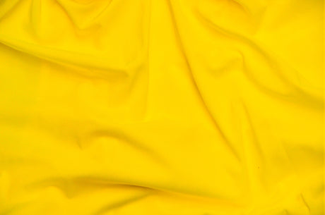 Nylon Spandex 4 Way Stretch Fabric | 60" Width | Great for Swimwear, Dancewear, Waterproof, Tablecloths, Chair Covers | Multiple Colors | Fabric mytextilefabric Yards Yellow 