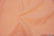 Load image into Gallery viewer, Polyester Cotton Broadcloth Fabric | 60&quot; Wide | Solid Colors | Continuous Yards | Multiple Colors | Fabric mytextilefabric Yards Peach 