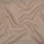 Load image into Gallery viewer, Vintage Linen Fabric | Imitation Burlap Fabric | 60&quot; Wide | Faux Burlap | Vintage Rustic Natural Look Burlap | Washable Burlap Fabric for Decor | Fabric mytextilefabric Yards Peach 
