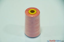 Load image into Gallery viewer, All Purpose Polyester Thread | 6000 Yard Spool | 50 + Colors Available | My Textile Fabric Light Coral 