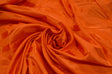 Bridal Satin Stripe Brocade | Bridal Stripe Jacquard | 60" Wide | 4 Colors Available | Satin Stripe Fabric | Fabric mytextilefabric Yards Dark Orange 