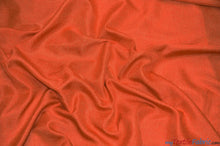Load image into Gallery viewer, Vintage Linen Fabric | Imitation Burlap Fabric | 60&quot; Wide | Faux Burlap | Vintage Rustic Natural Look Burlap | Washable Burlap Fabric for Decor | Fabric mytextilefabric Yards Dark Orange 