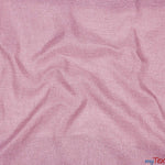 Load image into Gallery viewer, Vintage Linen Fabric | Imitation Burlap Fabric | 60&quot; Wide | Faux Burlap | Vintage Rustic Natural Look Burlap | Washable Burlap Fabric for Decor | Fabric mytextilefabric Yards Pink 
