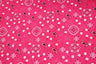 Bandana Cotton Print | Bandanna Fabric | 58/60" Wide | Multiple Colors | Fabric mytextilefabric Yards Fuchsia 