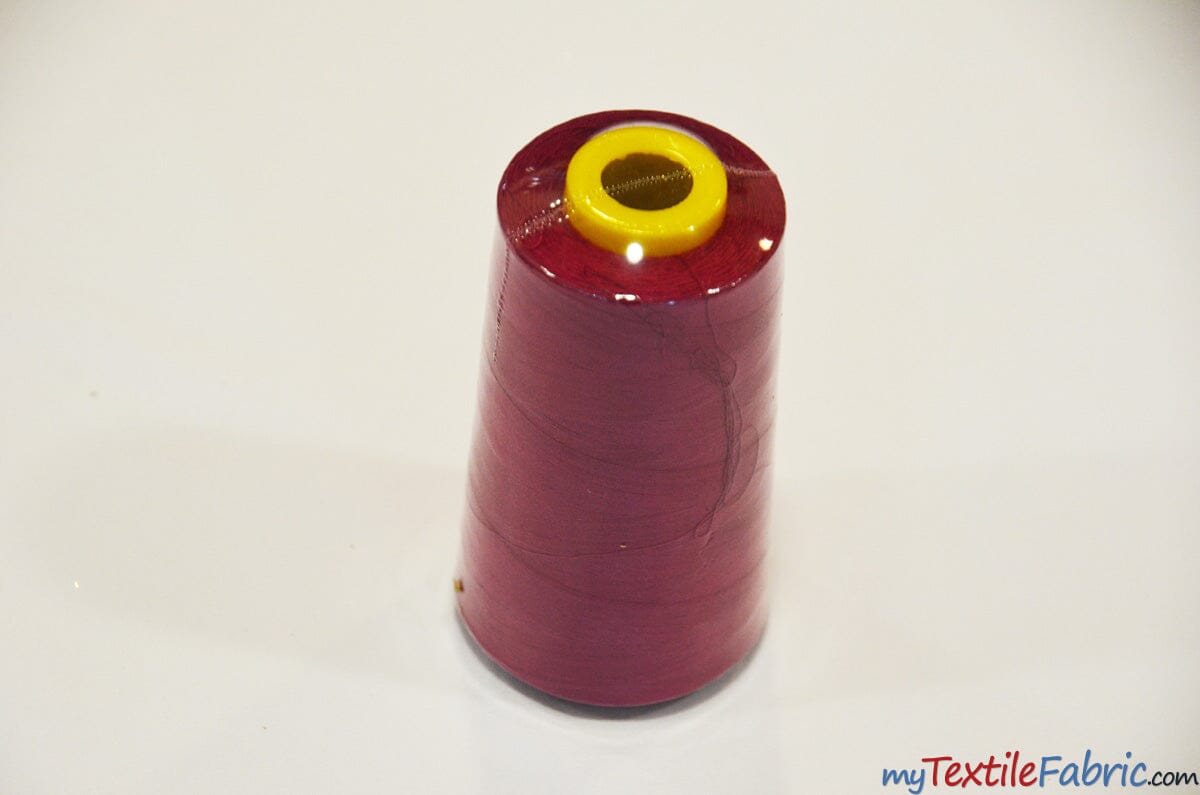 All Purpose Polyester Thread | 6000 Yard Spool | 50 + Colors Available | My Textile Fabric Fuchsia 