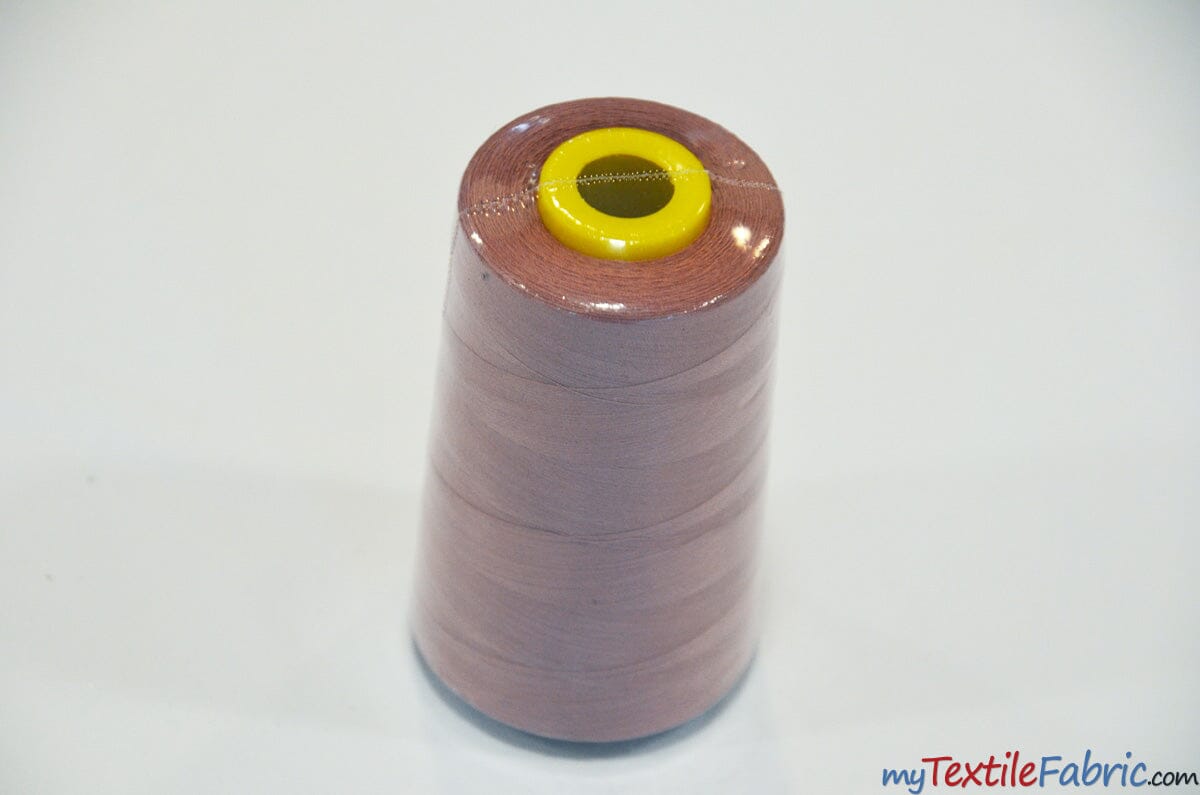 All Purpose Polyester Thread | 6000 Yard Spool | 50 + Colors Available | My Textile Fabric Mauve 