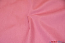 Load image into Gallery viewer, Polyester Cotton Broadcloth Fabric | 60&quot; Wide | Solid Colors | Continuous Yards | Multiple Colors | Fabric mytextilefabric Yards Candy Pink 