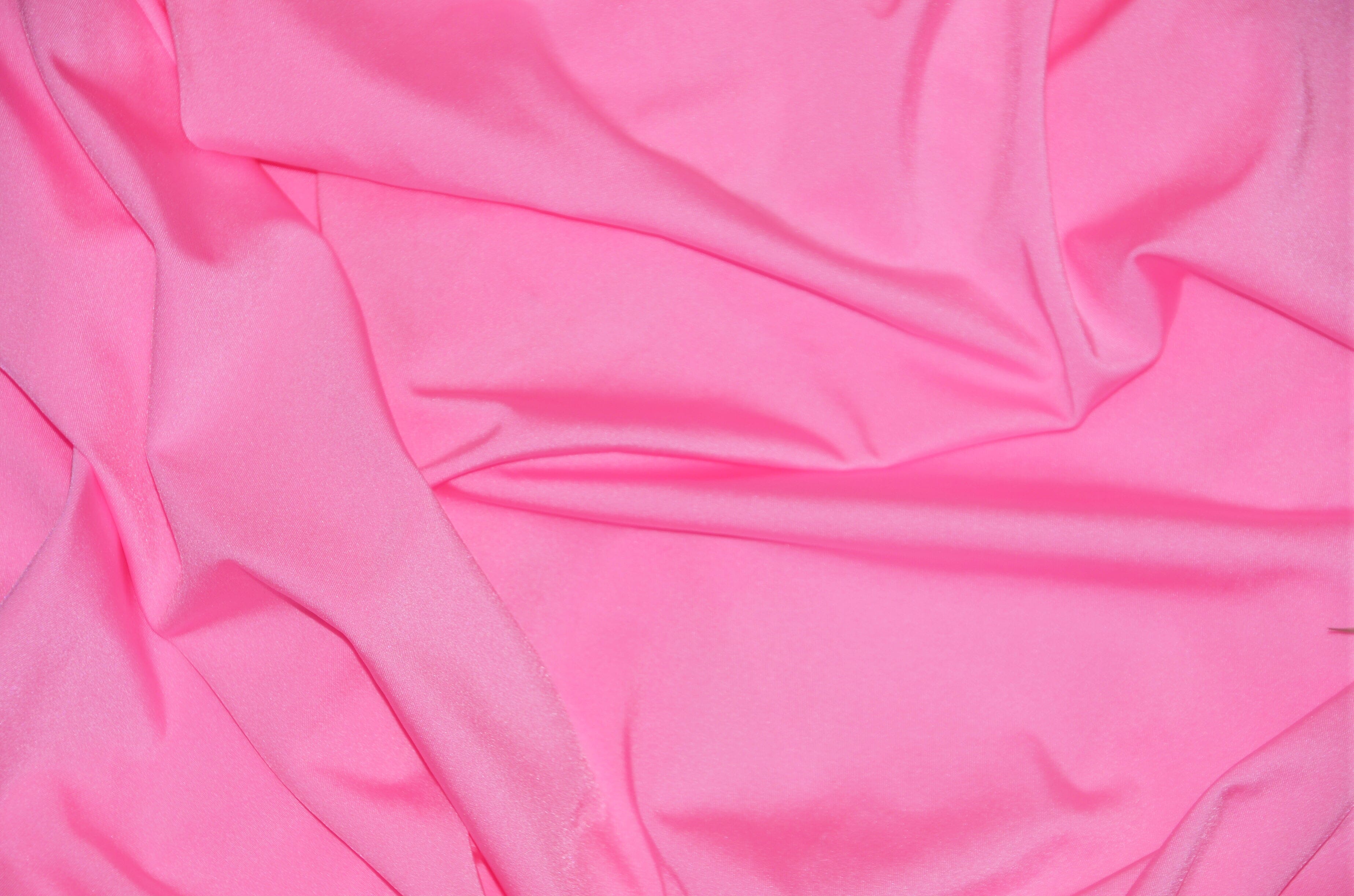 Nylon Spandex 4 Way Stretch Fabric | 60" Width | Great for Swimwear, Dancewear, Waterproof, Tablecloths, Chair Covers | Multiple Colors | Fabric mytextilefabric Yards Neon Pink 