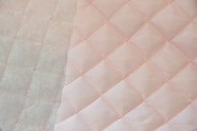 Load image into Gallery viewer, Quilted Polyester Batting Fabric | Padded Quilted Fabric Lining | 60&quot; Wide | Polyester Quilted Padded Lining Fabric by the Yard | Jacket Liner Fabric | newtextilefabric Bolts Blush Pink 