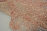 Blush Pink Shaggy Brocade | Blush Pink Metallic Eyelash Fabric | Pink Uragiri Lame | Non Stretch Lurex for Costume, Cosplay Top Dress, Apparel Fabric Fabric mytextilefabric 