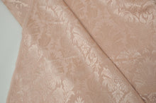 Load image into Gallery viewer, Vintage Damask Fabric | Damask Brocade Fabric | 58&quot; Wide | Drapery, Curtains, Tablecloth, Costume | Multiple Colors | Fabric mytextilefabric 3&quot;x3&quot; Sample Swatch Blush Pink 