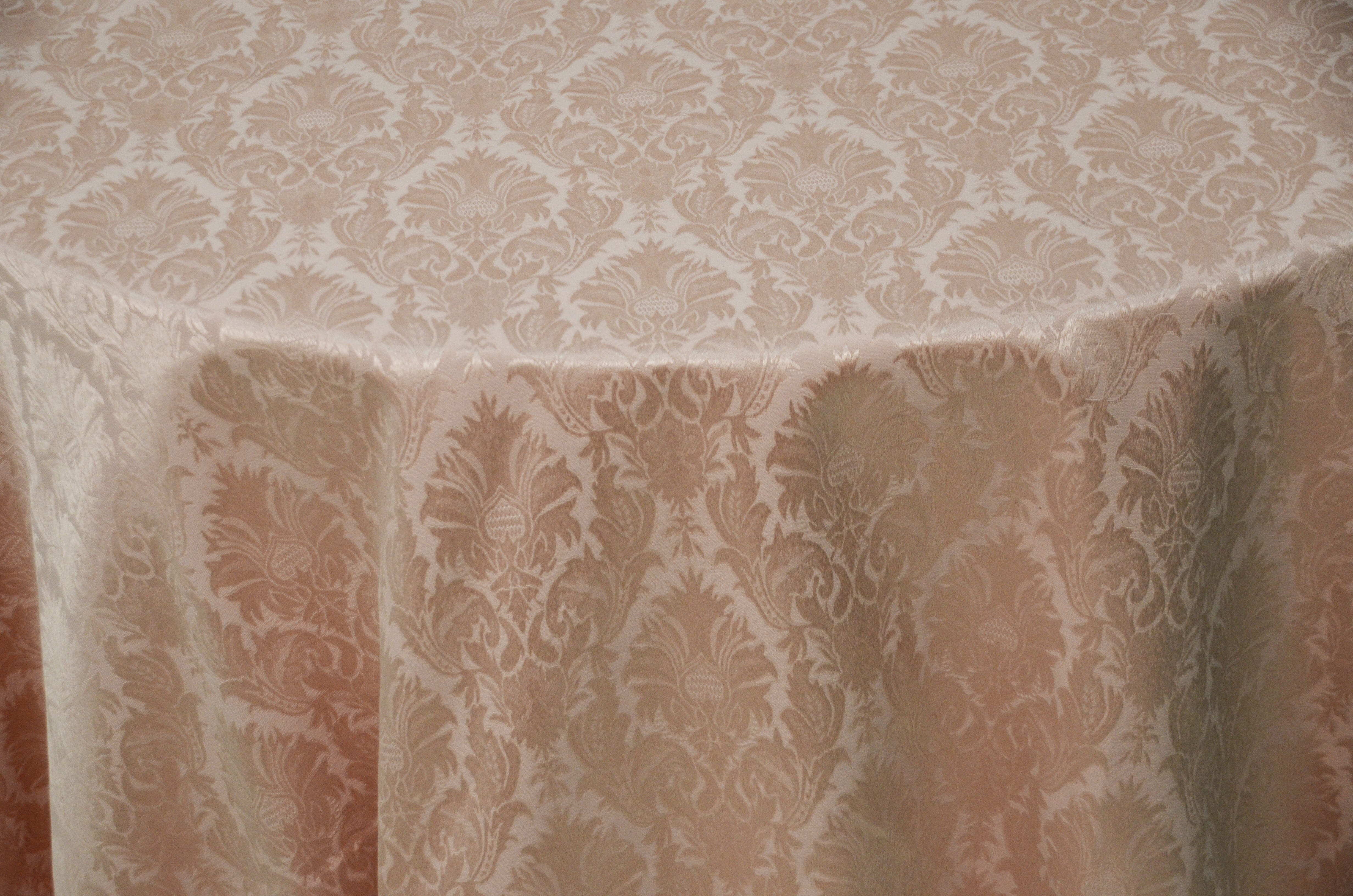 Vintage Damask Fabric | Damask Brocade Fabric | 58" Wide | Drapery, Curtains, Tablecloth, Costume | Multiple Colors | Fabric mytextilefabric Bolts Blush Pink 