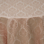 Load image into Gallery viewer, Vintage Damask Fabric | Damask Brocade Fabric | 58&quot; Wide | Drapery, Curtains, Tablecloth, Costume | Multiple Colors | Fabric mytextilefabric Bolts Blush Pink 
