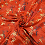 Load image into Gallery viewer, Oriental Bamboo Brocade | Chinese Bamboo Brocade | 45&quot; Wide | Chinese Brocade Fabric | Fabric mytextilefabric Yards Red 

