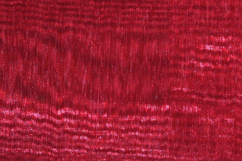USA Made | Organza Chair Sashes | 8" x 108" Size | Pack of 50 | Multiple Colors | Organza Chair Ties Made in Los Angeles | newtextilefabric Cranberry 