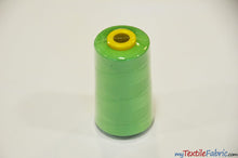 Load image into Gallery viewer, All Purpose Polyester Thread | 6000 Yard Spool | 50 + Colors Available | My Textile Fabric Lime 