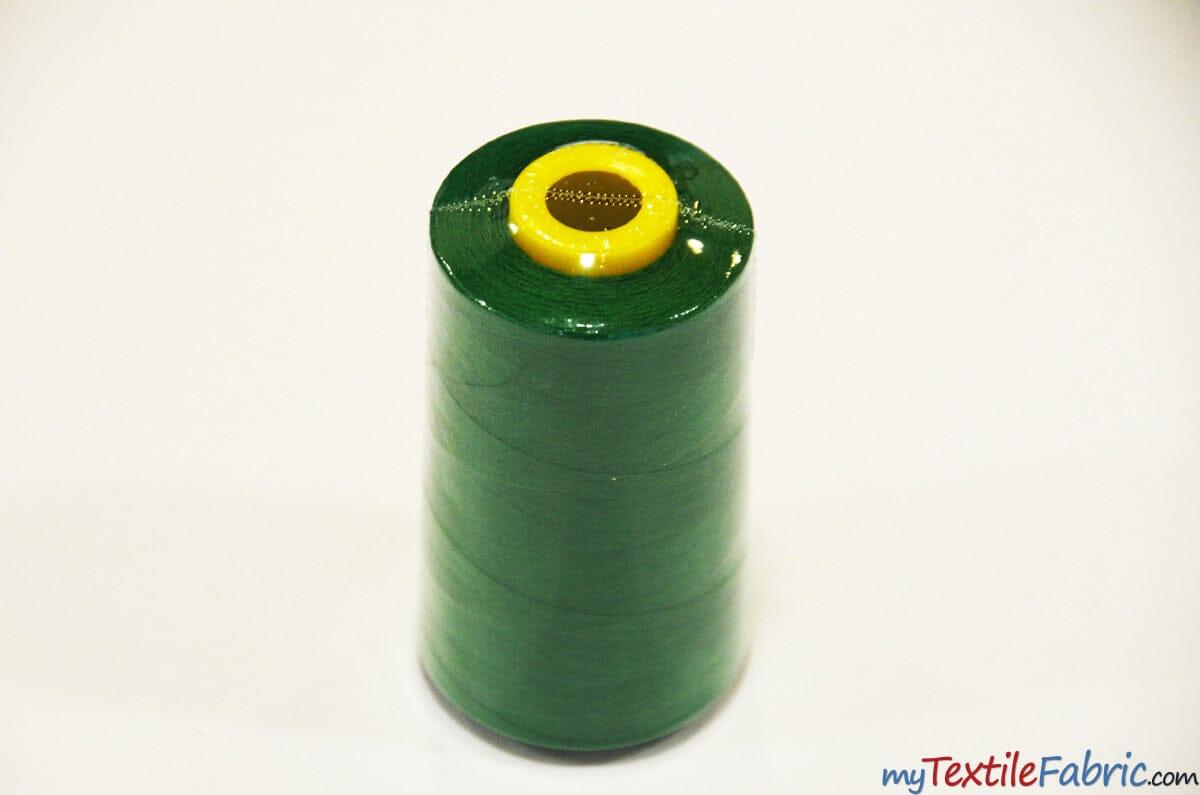All Purpose Polyester Thread | 6000 Yard Spool | 50 + Colors Available | My Textile Fabric Flag Green 