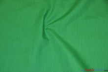 Load image into Gallery viewer, Polyester Cotton Broadcloth Fabric | 60&quot; Wide | Solid Colors | Continuous Yards | Multiple Colors | Fabric mytextilefabric Yards Flag Green 