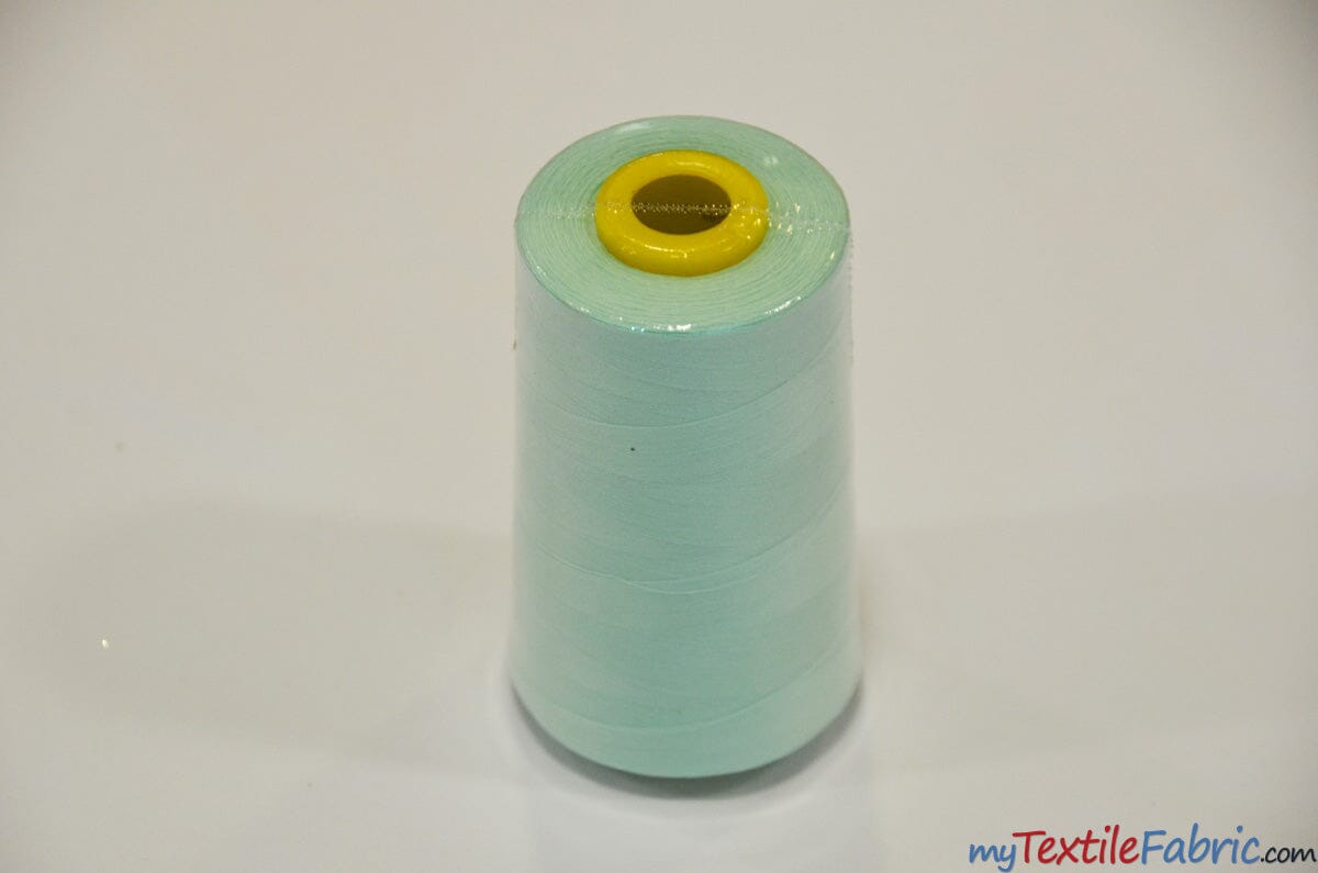 All Purpose Polyester Thread | 6000 Yard Spool | 50 + Colors Available | My Textile Fabric Mint 