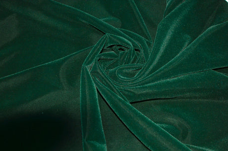 Soft Triple Velvet Fabric | 45" Wide | Plush Triple Velvet | Made in Korea | Multiple Colors | Fabric mytextilefabric Yards Hunter Green 