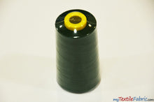 Load image into Gallery viewer, All Purpose Polyester Thread | 6000 Yard Spool | 50 + Colors Available | My Textile Fabric Hunter Green 