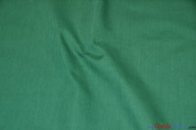 Load image into Gallery viewer, Polyester Cotton Broadcloth Fabric | 60&quot; Wide | Solid Colors | Continuous Yards | Multiple Colors | Fabric mytextilefabric Yards Hunter Green 
