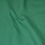 Load image into Gallery viewer, Polyester Cotton Broadcloth Fabric | 60&quot; Wide | Solid Colors | Continuous Yards | Multiple Colors | Fabric mytextilefabric Yards Hunter Green 
