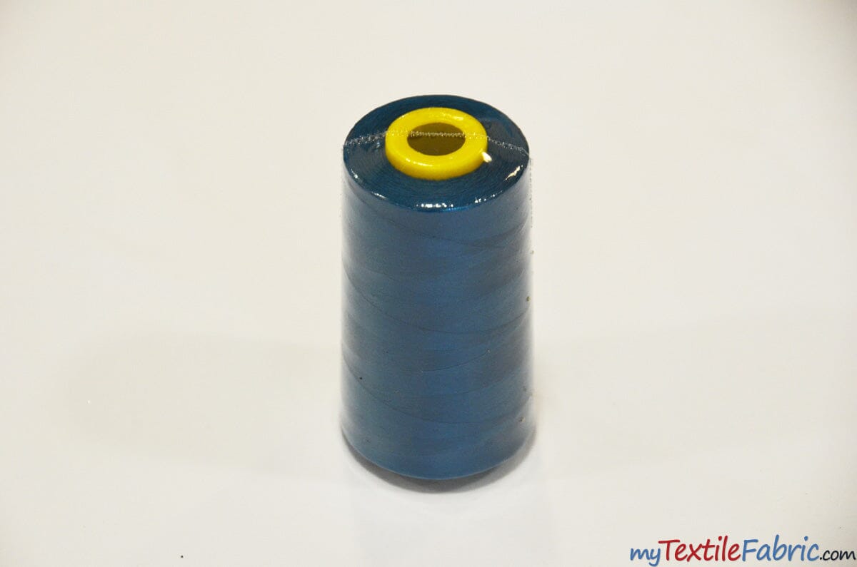 All Purpose Polyester Thread | 6000 Yard Spool | 50 + Colors Available | My Textile Fabric Teal 