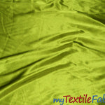 Load image into Gallery viewer, Stretch Charmeuse Satin Fabric | Soft Silky Satin Fabric | 96% Polyester 4% Spandex | Multiple Colors | Continuous Yards | Fabric mytextilefabric Avocado 
