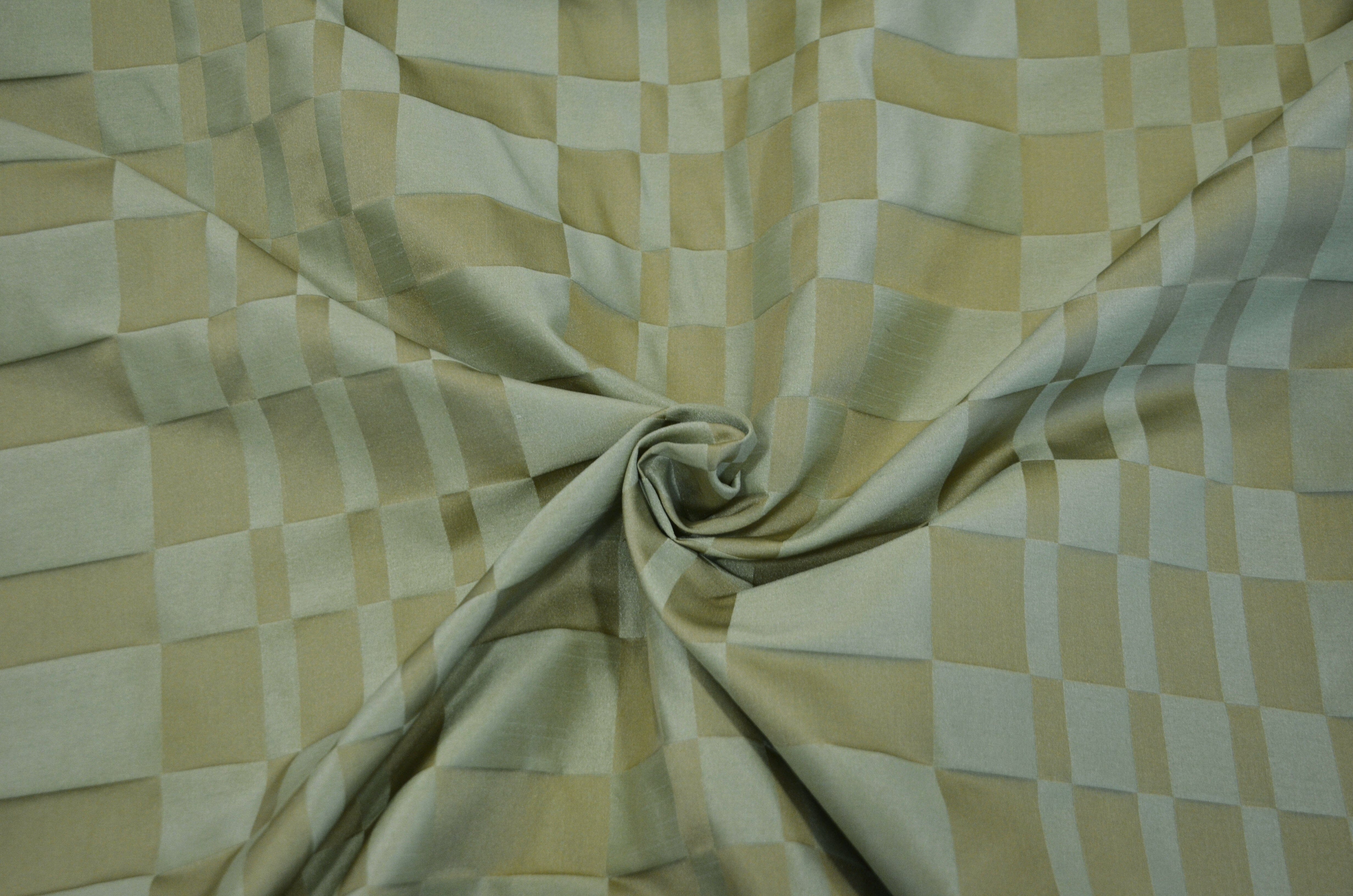 Silk Plaid Fabric | Faux Dupioni Silk Plaid Fabric by the yard | 54" Wide | Costume, Cosplay, Drapery, Window Treatment, Curtains Dupioni | Fabric mytextilefabric Yards Sage 