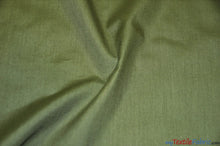 Load image into Gallery viewer, Polyester Cotton Broadcloth Fabric | 60&quot; Wide | Solid Colors | Continuous Yards | Multiple Colors | Fabric mytextilefabric Yards Olive 