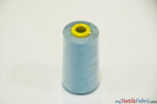 Load image into Gallery viewer, All Purpose Polyester Thread | 6000 Yard Spool | 50 + Colors Available | My Textile Fabric Baby Blue 