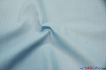 Load image into Gallery viewer, Polyester Cotton Broadcloth Fabric | 60&quot; Wide | Solid Colors | Continuous Yards | Multiple Colors | Fabric mytextilefabric Yards Baby Blue 