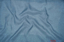 Load image into Gallery viewer, Vintage Linen Fabric | Imitation Burlap Fabric | 60&quot; Wide | Faux Burlap | Vintage Rustic Natural Look Burlap | Washable Burlap Fabric for Decor | Fabric mytextilefabric Yards Baby Blue 
